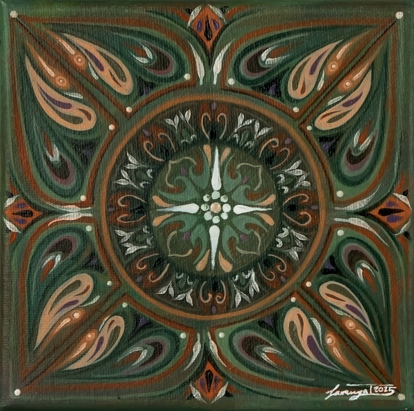 "Meditative Muse: Olive," 2025