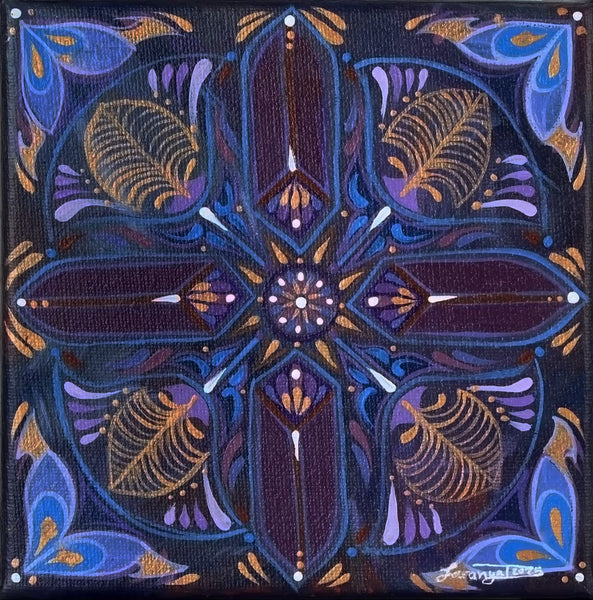 "Meditative Muse: Indigo," 2025